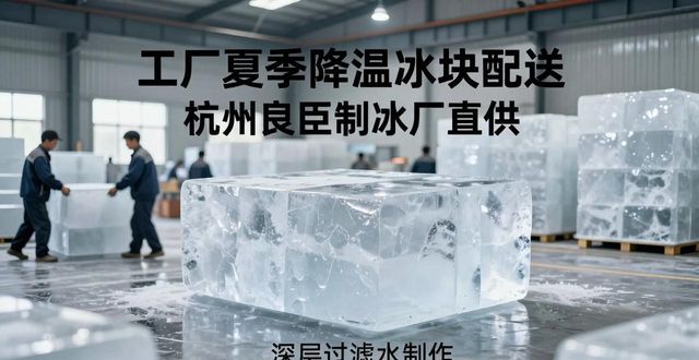 工厂夏季降温冰块配送 杭州良臣制冰厂直供